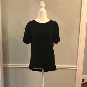 Black Theory Silk Short Sleeve Shirt Size Small
